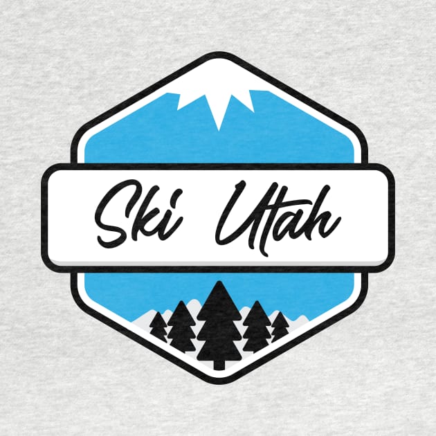 Ski Utah T-Shirt by HolidayShirts